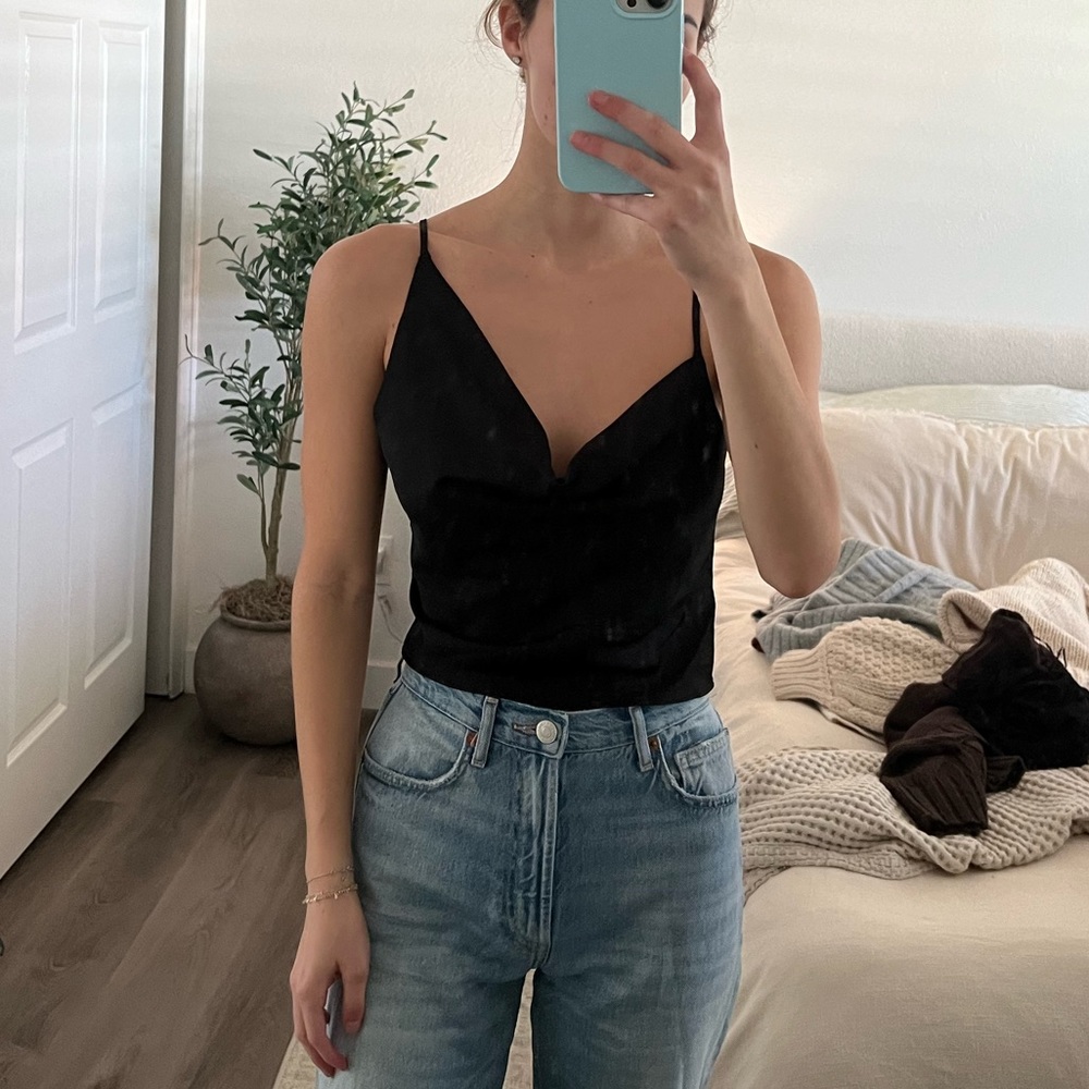 silk tank top